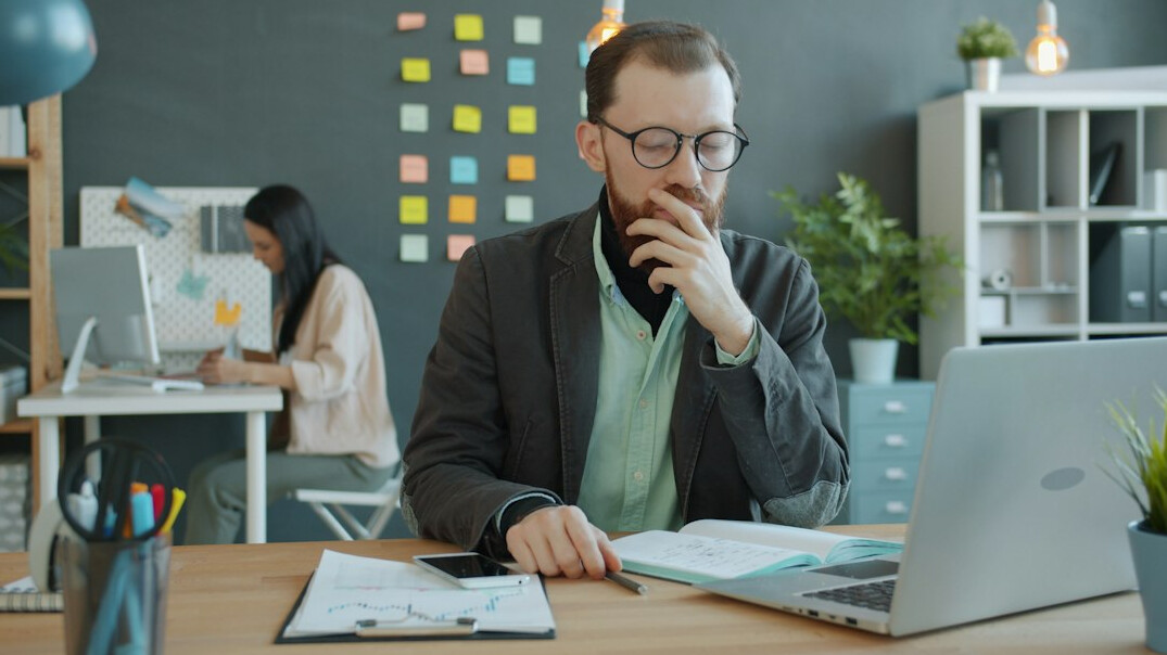 professional thinking about career goals