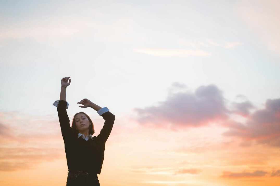 woman achieving goals